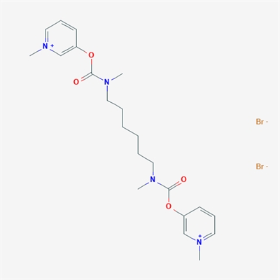 3,3'-(((Hexane-1,6-diylbis(methylazanediyl))bis(carbonyl))bis(oxy))bis(1-methylpyridin-1-ium) bromide