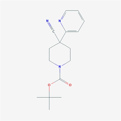 tert-Butyl 4-cyano-4-(pyridin-2-yl)piperidine-1-carboxylate
