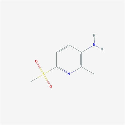 2-Methyl-6-(methylsulfonyl)pyridin-3-amine