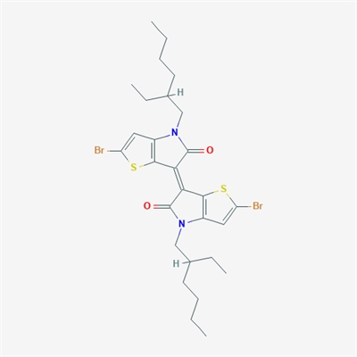 (6E)-2-Bromo-6-[2-bromo-4-(2-ethylhexyl)-5-oxothieno[3,2-b]pyrrol-6-ylidene]-4-(2-ethylhexyl)thieno[3,2-b]pyrrol-5-one