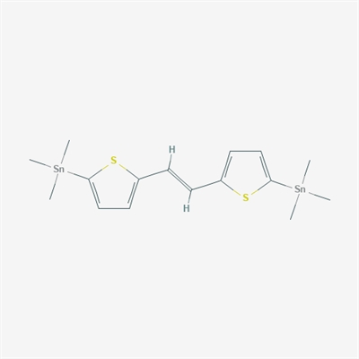 Trimethyl-[5-[(E)-2-(5-trimethylstannylthiophen-2-yl)ethenyl]thiophen-2-yl]stannane