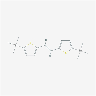 Trimethyl-[5-[(E)-2-(5-trimethylstannylthiophen-2-yl)ethenyl]thiophen-2-yl]stannane