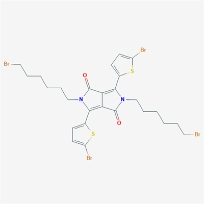 2,5-Bis(6-bromohexyl)-1,4-bis(5-bromothiophen-2-yl)pyrrolo[3,4-c]pyrrole-3,6-dione