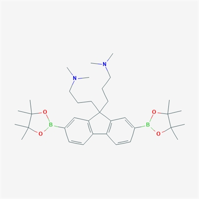 3-[9-[3-(Dimethylamino)propyl]-2,7-bis(4,4,5,5-tetramethyl-1,3,2-dioxaborolan-2-yl)fluoren-9-yl]-N,N-dimethylpropan-1-amine