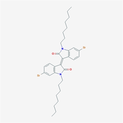 (3E)-6-Bromo-3-(6-bromo-1-octyl-2-oxoindol-3-ylidene)-1-octylindol-2-one