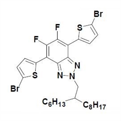 4,7-Bis-(5-bromo-thiophen-2-yl)-5,6- difluoro-2-(2-hexyl-decyl)-2H-benzotriazole