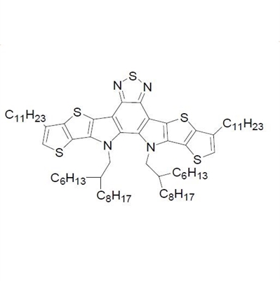 12,13-bis(2-hexyldecyl)-3,9-diundecyl-12,13-dihydro-[1,2,5]thiadiazolo[3,4-e]thieno[2'',3'':4',5']thieno[2',3':4,5]pyrrolo[3,2-g]thieno[2',3':4,5]thieno[3,2-b]indole