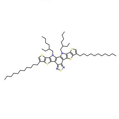 12,13-bis(2-ethylhexyl)-3,9-diundecyl- 12,13-dihydro-[1,2,5]thiadiazolo[3,4-e]thieno[2'',3'':4',5'] thieno[2',3':4,5]pyrrolo[3,2-g]thieno[2',3':4,5]thieno[3,2-b]indole