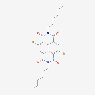 4,9-Dibromo-2,7-dihexylbenzo[lmn][3,8]phenanthroline-1,3,6,8(2H,7H)-tetraone