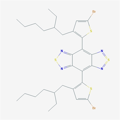 4,8-bis(5-bromo-3-(2-ethylhexyl)-2-thienyl)-2|E4|A2-Benzo[1,2-c:4,5-c']bis[1,2,5]thiadiazole
