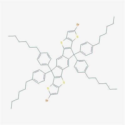 6,6,12,12-Tetrakis(4-hexylphenyl)-6,12-dihydrodithieno[2,3-d:2',3'-d']- s-indaceno[1,2-b:5,6-b']dithiophene-2,8-dibromo