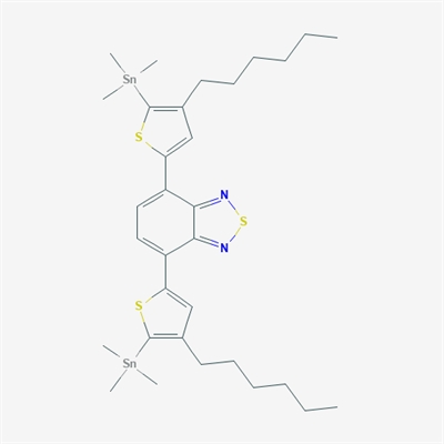 [3-Hexyl-5-[4-(4-hexyl-5-trimethylstannylthiophen-2-yl)-2,1,3-benzothiadiazol-7-yl]thiophen-2-yl]-trimethylstannane