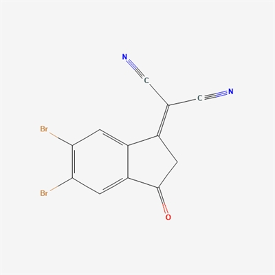 2-(5,6-Dibromo-3-oxo-2,3-dihydro-1H-inden-1-ylidene)malononitrile