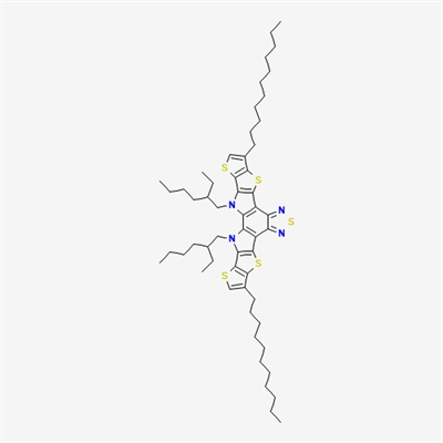 12,13-Bis(2-ethylhexyl)-3,9-diundecyl-12,13-dihydro-[1,2,5]thiadiazolo[3,4-e]thieno[2'',3'':4',5']thieno[2',3':4,5]pyrrolo[3,2-g]thieno[2',3':4,5]thieno[3,2-b]indole