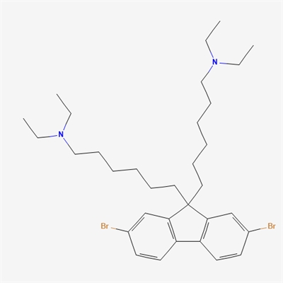 6-[2,7-dibromo-9-[6-(diethylamino)hexyl]fluoren-9-yl]-N,N-diethylhexan-1-amine