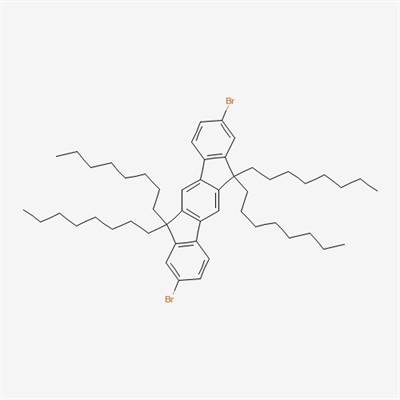 2,8-Dibromo-6,6,12,12-Tetraoctyl-6,12-Dihydroindeno[1,2-B]Fluorene