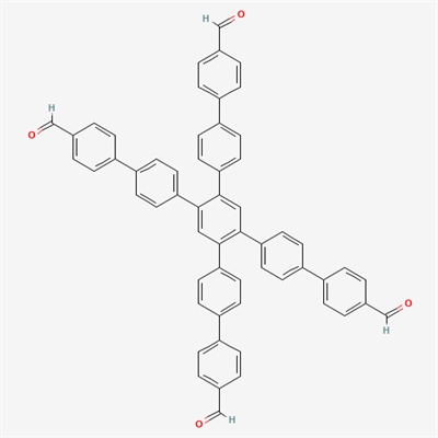 4'',5''-bis(4'-formyl-[1,1'-biphenyl]-4-yl)-[1,1':4',1'':2'',1''':4''',1''''-quinquephenyl]-4,4''''-dicarbaldehyde