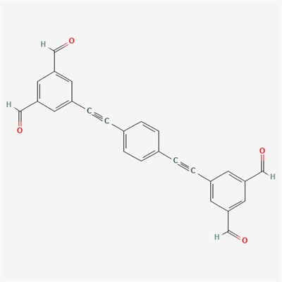 5,5'-(1,4-phenylenebis(ethyne-2,1-diyl))diisophthalaldehyde