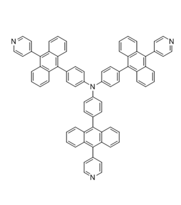 Benzenamine, 4-[10-(4-pyridinyl)-9-anthracenyl]-N,N-bis[4-[10-(4-pyridinyl)-9-anthracenyl]phenyl]-