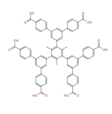 [1,1':3',1'':3'',1''':3''',1''''-Quinquephenyl]-4,4''''-dicarboxylic acid, 5',5'''-bis(4-carboxyphenyl)-5''-(4,4''-dicarboxy[1,1':3',1''-terphenyl]-5'-yl)-2'',4'',6''-trimethyl-