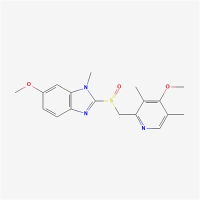 6-methoxy-2-(((4-methoxy-3,5-dimethylpyridin-2-yl)methyl)sulfinyl)-1-methyl-1H-benzo[d]imidazole AND 5-methoxy-2-(((4-methoxy-3,5-dimethylpyridin-2-yl)methyl)sulfinyl)-1-methyl-1H-benzo[d]imidazole