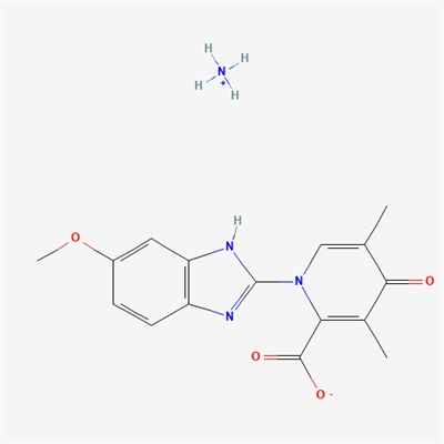 ammonium 1-(5-methoxy-1H-benzo[d]imidazol-2-yl)-3,5-dimethyl-4-oxo-1,4-dihydropyridine-2-carboxylate