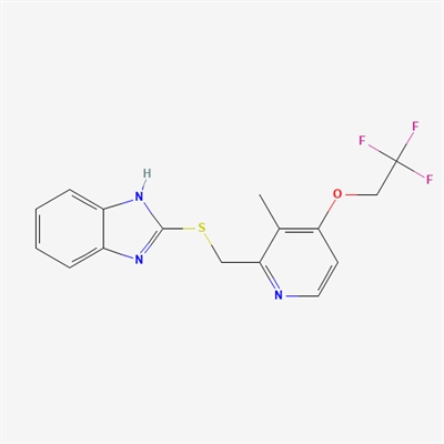 2-(((3-Methyl-4-(2,2,2-trifluoroethoxy)pyridin-2-yl)methyl)thio)-1H-benzo[d]imidazole