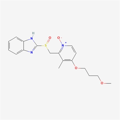 2-(((1H-benzo[d]imidazol-2-yl)sulfinyl)methyl)-4-(3-methoxypropoxy)-3-methylpyridine 1-oxide
