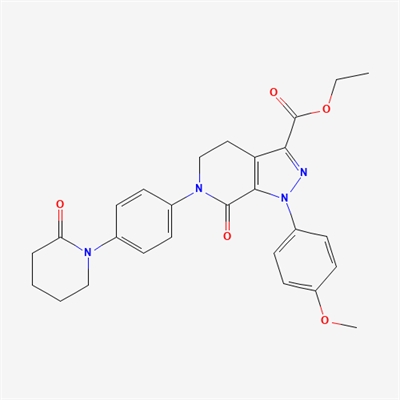 Ethyl 1-(4-methoxyphenyl)-7-oxo-6-(4-(2-oxopiperidin-1-yl)phenyl)-4,5,6,7-tetrahydro-1H-pyrazolo[3,4-c]pyridine-3-carboxylate (Apixaban Impurity)