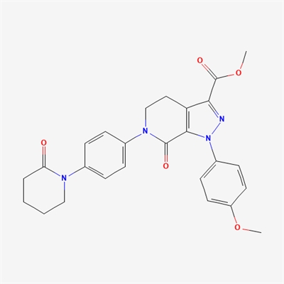 Methyl 1-(4-methoxyphenyl)-7-oxo-6-(4-(2-oxopiperidin-1-yl)phenyl)-4,5,6,7-tetrahydro-1H-pyrazolo[3,4-c]pyridine-3-carboxylate(Apixaban Impurity)