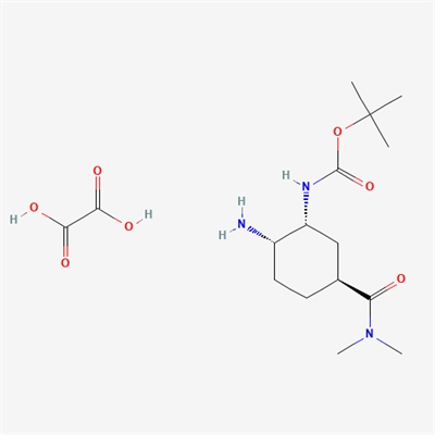 tert-Butyl ((1R,2S,5S)-2-amino-5-(dimethylcarbamoyl)cyclohexyl)carbamate oxalate(Edoxaban Impurity A)