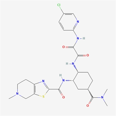 EthanediaMide, N1-(5-chloro-2-pyridinyl)-N2-[(1R,2S,4S)-4-[(diMethylaMino)carbonyl]-2-[[(4,5,6,7-tetrahydro-5-Methylthiazolo[5,4-c]pyridin-2-yl)carbonyl]aMino]cyclohexyl] (Edoxaban Impurity)