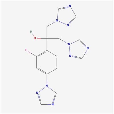 2-(2-Fluoro-4-(1H-1,2,4-triazol-1-yl)phenyl)-1,3-di(1H-1,2,4-triazol-1-yl)propan-2-ol(Fluconazole Impurity)