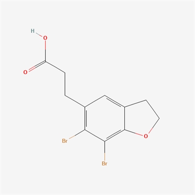 3-(6,7-dibromo-2,3-dihydrobenzofuran-5-yl)propanoic acid(Ramelteon Impurity)