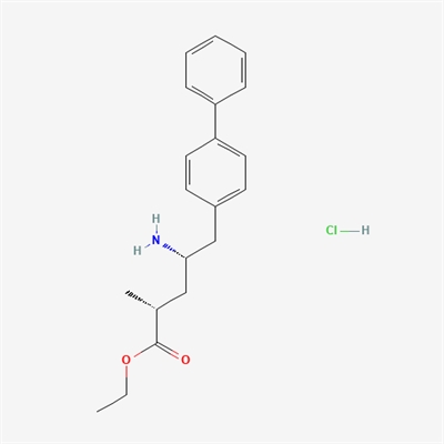 (2R,4S)-Ethyl 5-([1,1'-biphenyl]-4-yl)-4-amino-2-methylpentanoate hydrochloride(LCZ696 Impurity)
