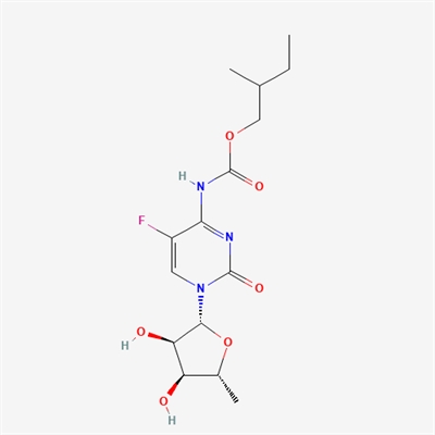 2-Methylbutyl (1-((2R,3R,4S,5R)-3,4-dihydroxy-5-methyltetrahydrofuran-2-yl)-5-fluoro-2-oxo-1,2-dihydropyrimidin-4-yl)carbamate(Capecitabine Impurity )