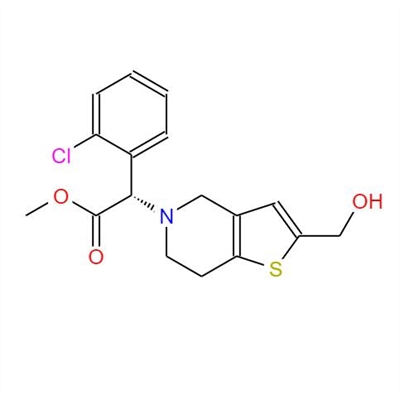 (S)-methyl 2-(2-chlorophenyl)-2-(2-(hydroxymethyl)-6,7- dihydrothieno[3,2-c]pyridin-5(4H)-yl)acetate(Clopidogrel Impurity )
