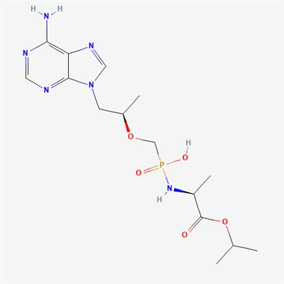 P-((((R)-1-(6-amino-9H-purin-9-yl)propan-2-yl)oxy)methyl)-N-((S)-1-isopropoxy-1-oxopropan-2-yl)phosphonamidic acid(Tenofovir Alafenamide Impurity)