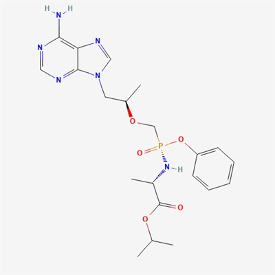 L-Alanine,N-[(R)-[[(1R)-2-(6-amino-9H-purin-9-yl)-1-methylethoxy]methyl]phenoxyphosphinyl]-, 1-methylethyl ester(Tenofovir Alafenamide Impurity)