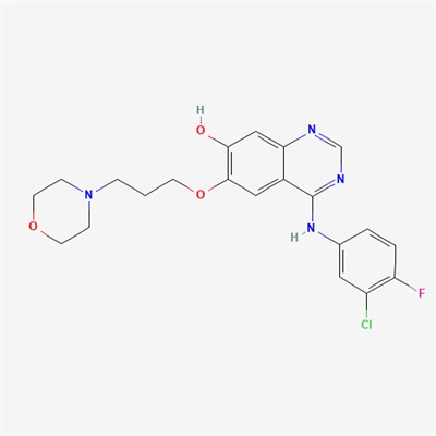 4-[(3-Chloro-4-fluorophenyl)amino]-7-hydroxy-6-(3-morpholinopropoxy)quinazoline(Gefitinib Impurity)
