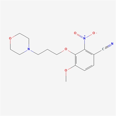 4-methoxy-3-(3-morpholinopropoxy)-2-nitrobenzonitrile(Gefitinib Impurity)