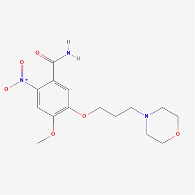 4-Methoxy-5-(3-Morpholinopropoxy)-2-nitrobenzamide(Gefitinib Impurity)