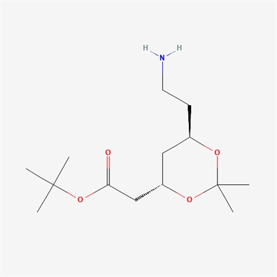 (4S,trans)-1,1-Dimethylethyl-6-aminoethyl-2,2-dimethyl-1,3-dioxane-4-acetate(Atorvastatin impurity)
