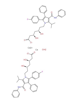 (3R,5R)-7-(2-(2-fluorophenyl)-5-isopropyl-3-phenyl-4-(phenyl carbamoyl)-1H-pyrrol-1-yl)-3,5-dihydroxyheptanoic acid calcium(II)(Atorvastatin impurity)