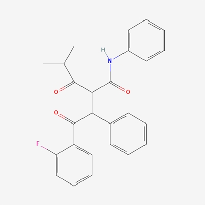 2-(2-(2-fluorophenyl)-2-oxo-1-phenylethyl)-4-methyl(3S,5S)-tert-butyl 7-(2-(4-fluorophenyl)-5-isopropyl-3-phenyl -4-(phenylcarbamoyl)-1H-pyrrol-1-yl)-3,5-dihydroxyheptanoate-3-oxo-N-phenylpentanamide(Atorvastatin impurity)