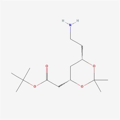 (4S,cis)-1,1-Dimethylethyl-6-aminoethyl-2,2-dimethyl-1,3-dioxane-4-acetate(Atorvastatin impurity)