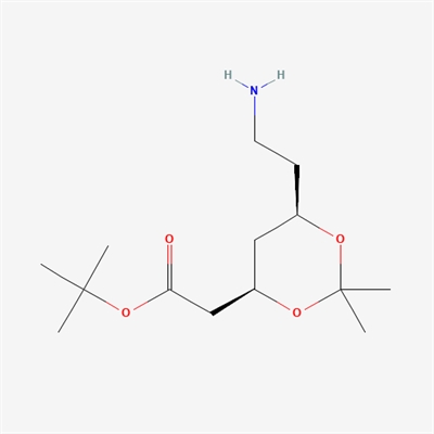 tert-butyl 2-((4R,6R)-6-(2-aminoethyl)-2,2-dimethyl-1,3- dioxan-4-yl)acetate(Atorvastatin impurity)