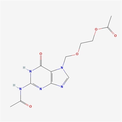 2-[[2-(acetylamino)-6-oxo-1,6-dihydro-7H-purin-7- yl]methoxy]ethyl acetate(Acyclovir Impurity)