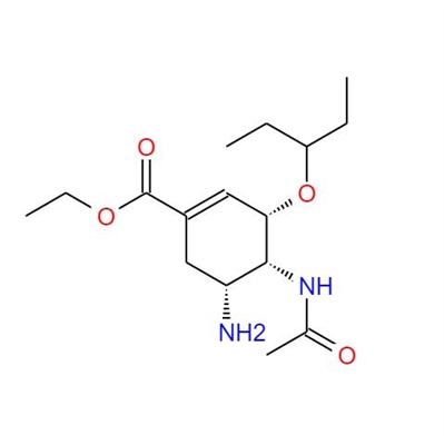 (3R,4S,5S)-ethyl 4-acetamido-5-amino-3-(pentan-3-yloxy)cyclohex-1-enecarboxylate(Oseltamivir Impurity)