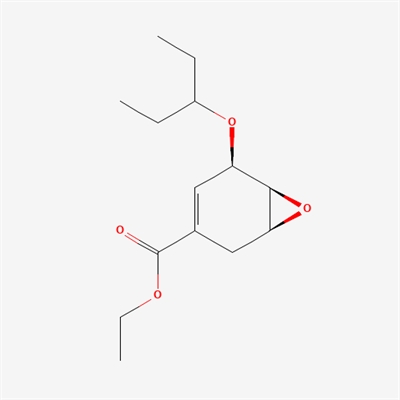 (1S,5R,6S)-Ethyl 5-(pentan-3-yl-oxy)-7-oxa-bicyclo[4.1.0]hept-3-ene-3-carboxylate(Oseltamivir Impurity)